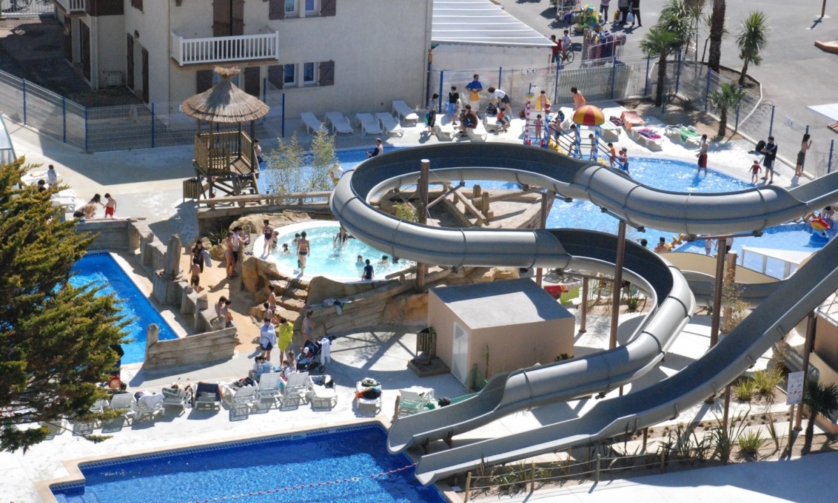 Camping-Le-vieux-Port-Landes-glijbaan Camping-Le-vieux-Port-Landes-glijbaan