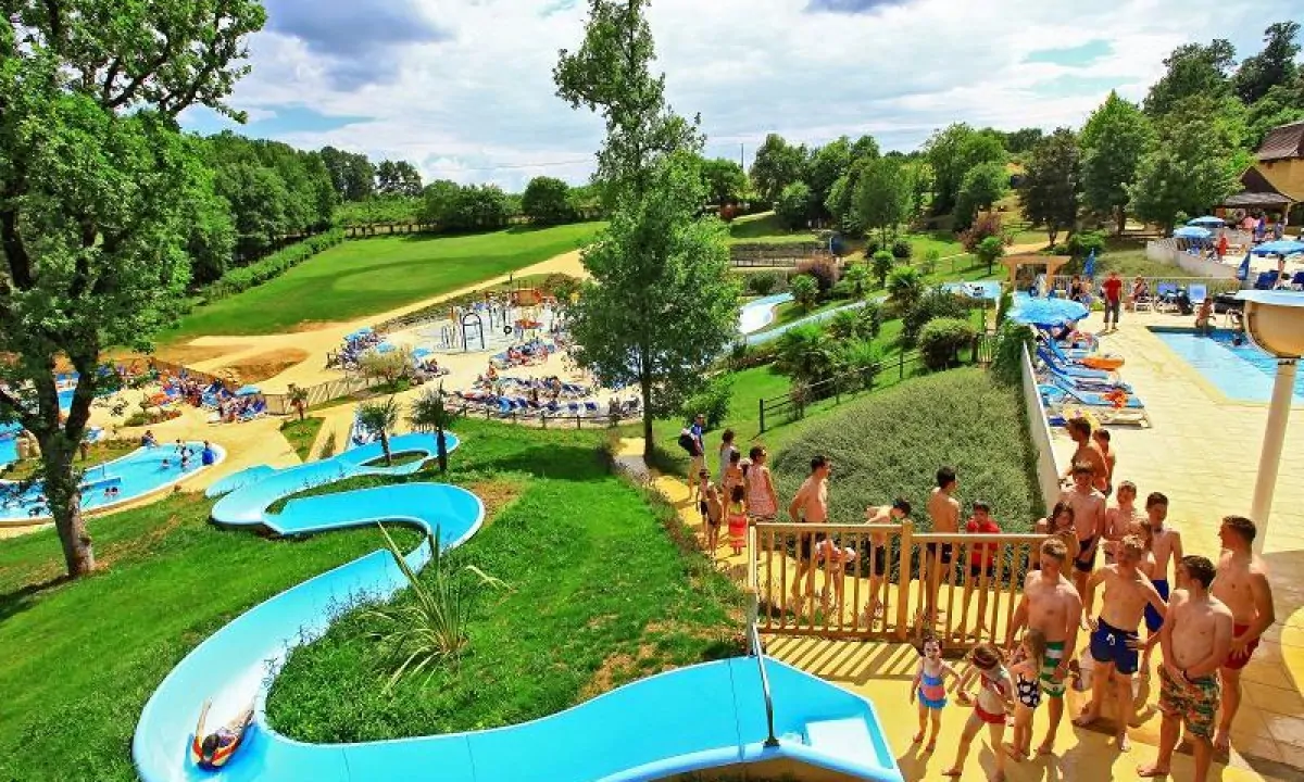 Camping-Saint-Avit-Loisirs-glijbaan Camping-Saint-Avit-Loisirs-glijbaan
