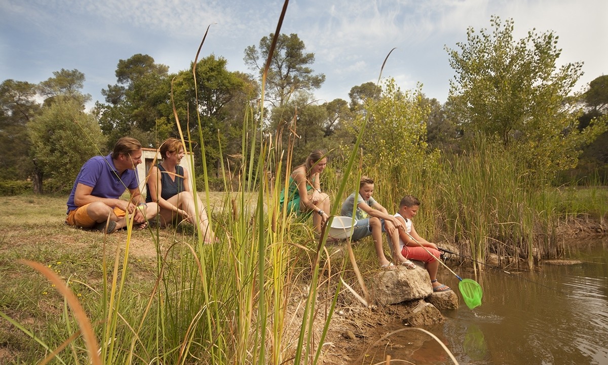 Camping-Domaine-de-la-Noguiere-vissen Camping-Domaine-de-la-Noguiere-vissen
