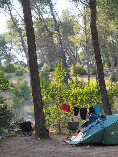 Camping Huttopia Fontvieille staanplaats