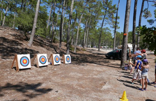 Camping Huttopia Landes Sud boogschieten
