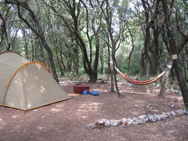 Camping Mille Etoiles Ardeche staanplaatsen 768x576